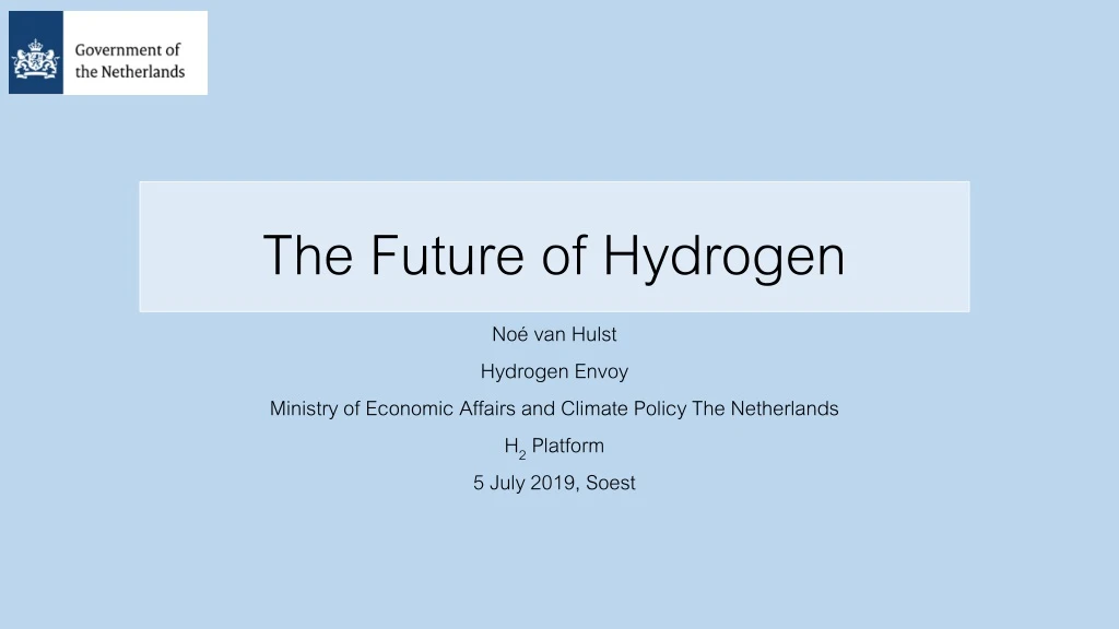 the future of hydrogen