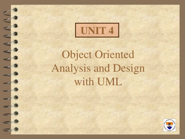 Object Oriented Analysis and Design with UML
