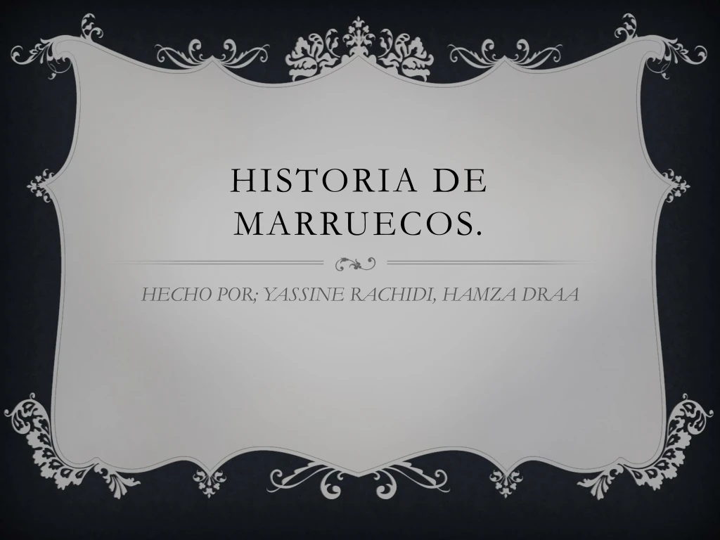 historia de marruecos