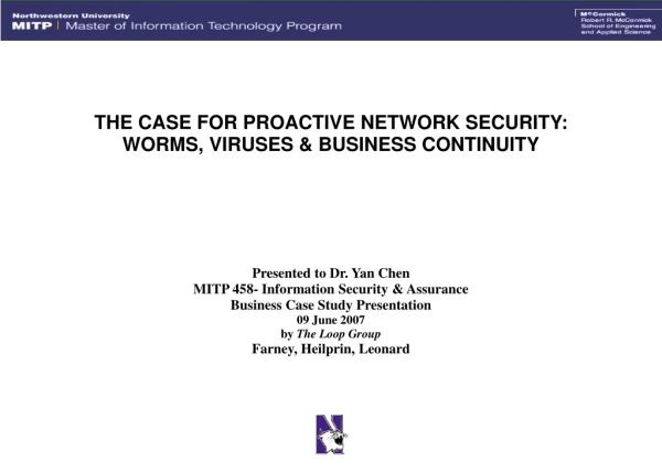 2001: THE END OF REACTIVE NETWORK SECURITY