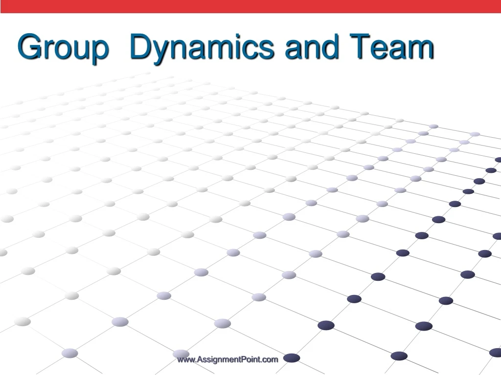 group dynamics and team