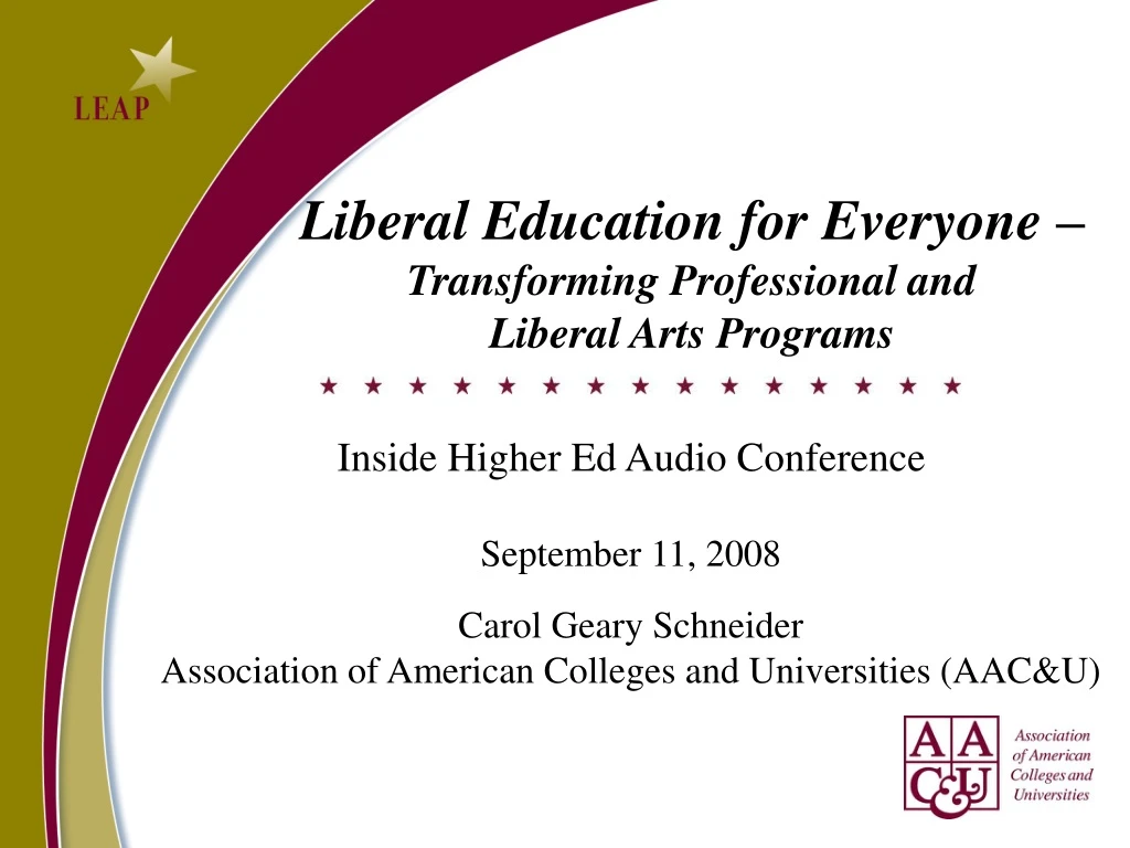 liberal education for everyone transforming