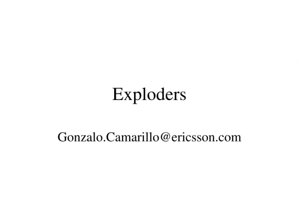 Exploders