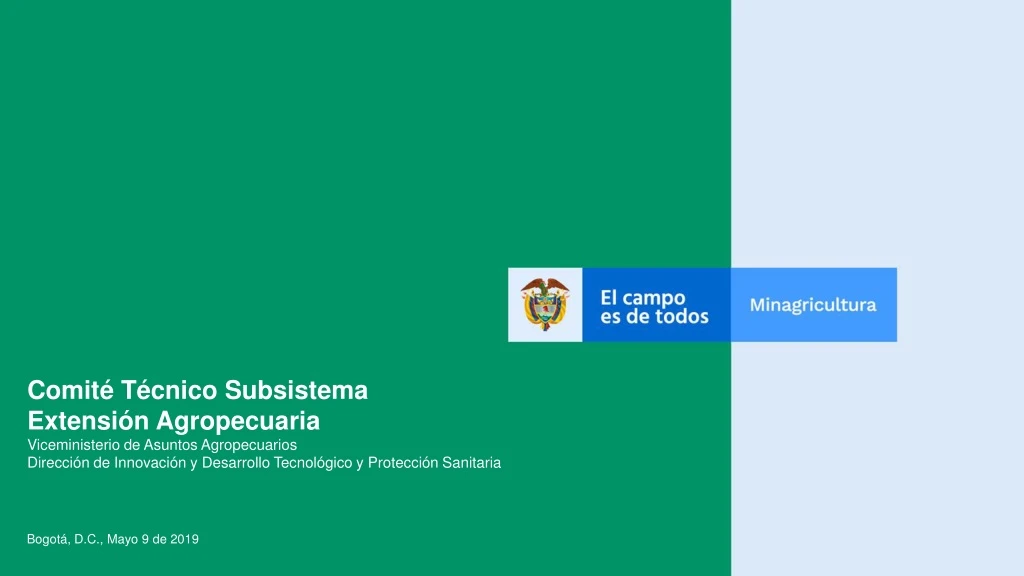 comit t cnico subsistema extensi n agropecuaria