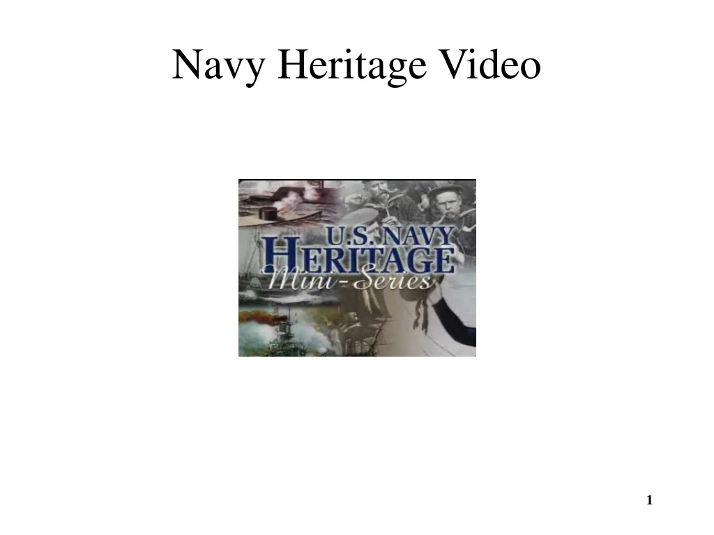 navy heritage video