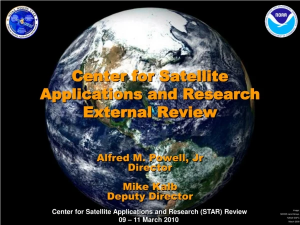 Center for Satellite Applications and Research External Review