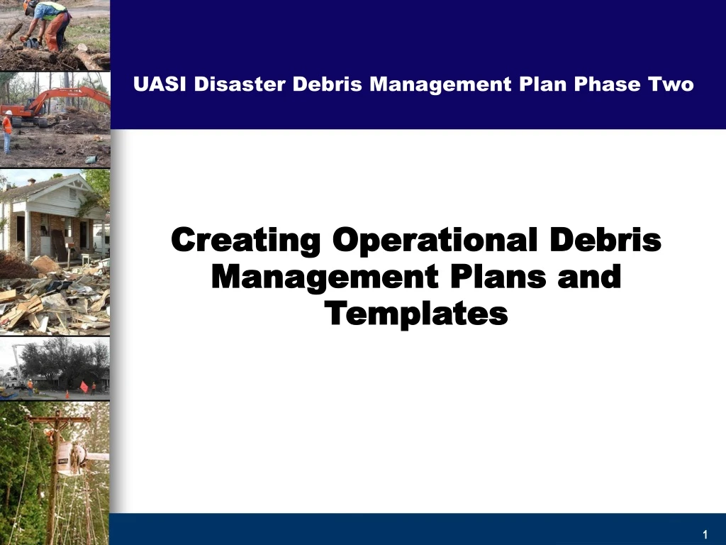 uasi disaster debris management plan phase two