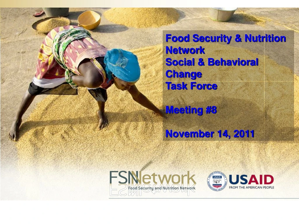 food security nutrition network social behavioral