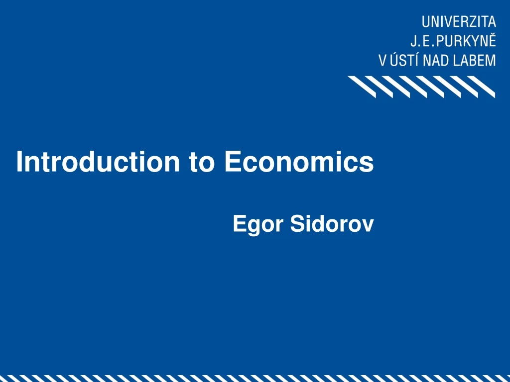 introduction to economics