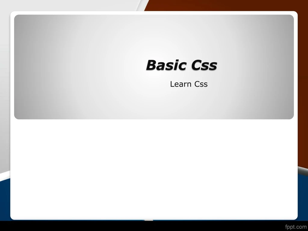 basic css