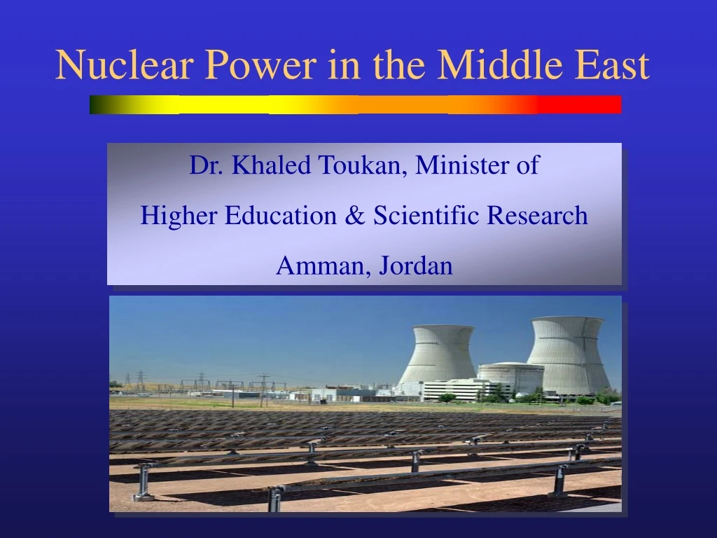 nuclear power in the middle east
