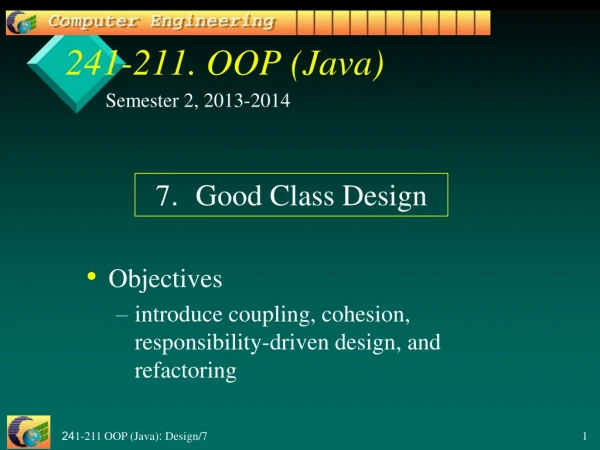 241-211. OOP (Java)