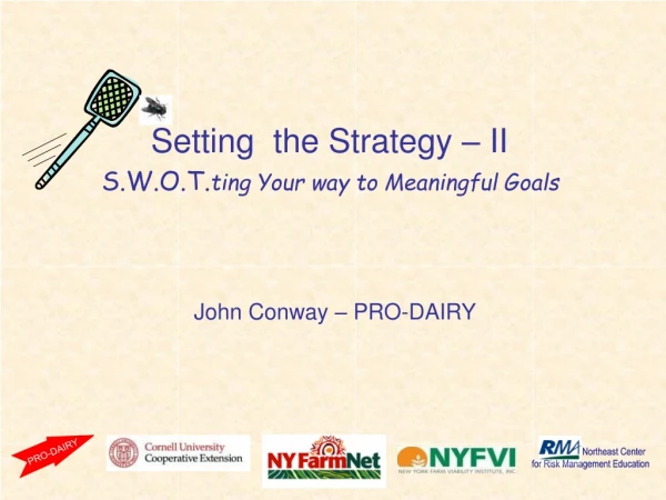 S.W.O.T. ting Your way to Meaningful Goals