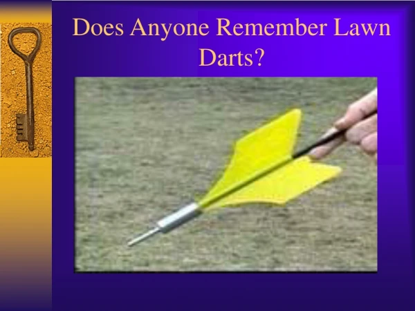 Does Anyone Remember Lawn Darts?