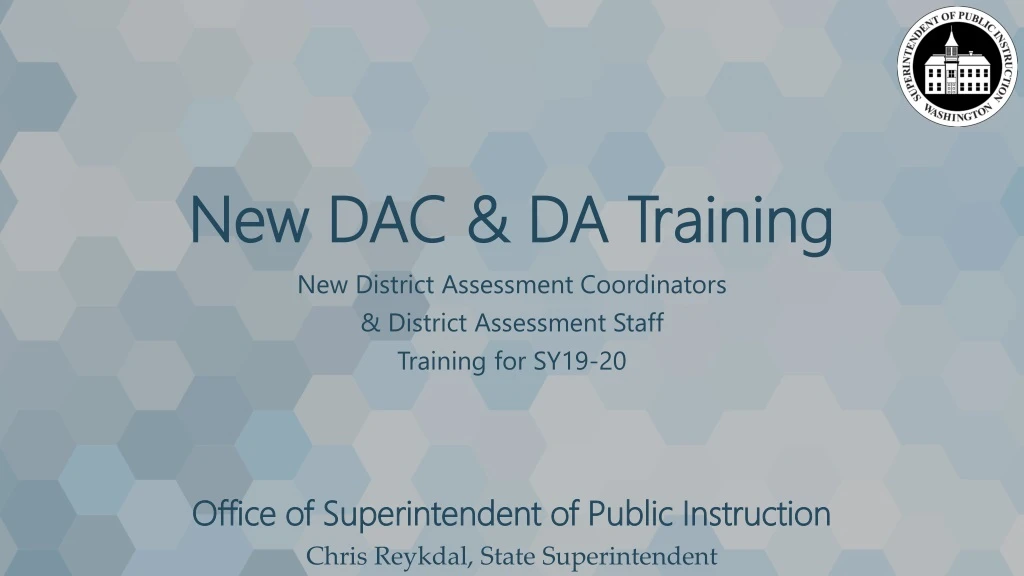 new dac da training