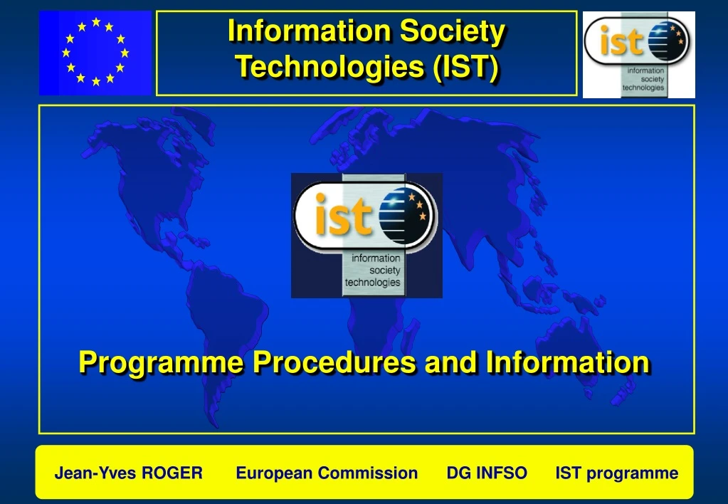 information society technologies ist