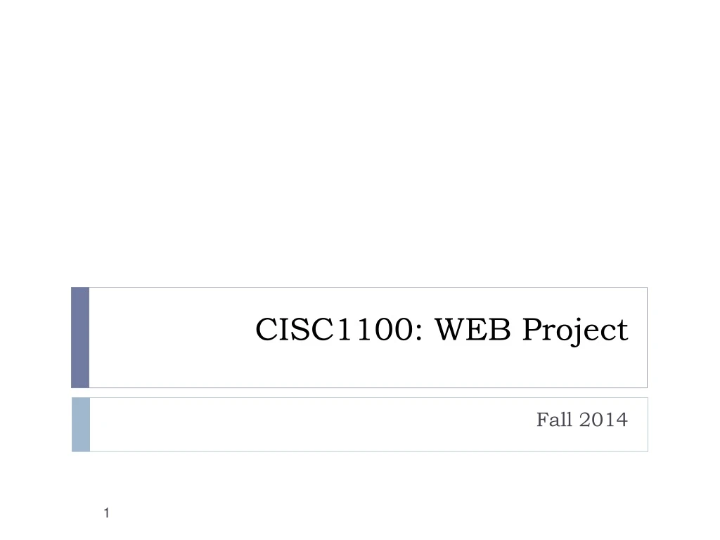 cisc1100 web project