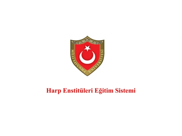 Harp Enstitüleri Eğitim Sistemi