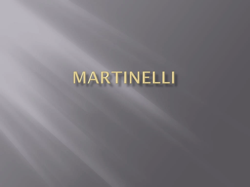 martinelli