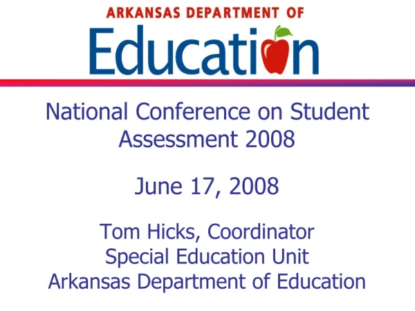 Arkansas Comprehensive Testing, Assessment, and Accountability Program  (ACTAAP)