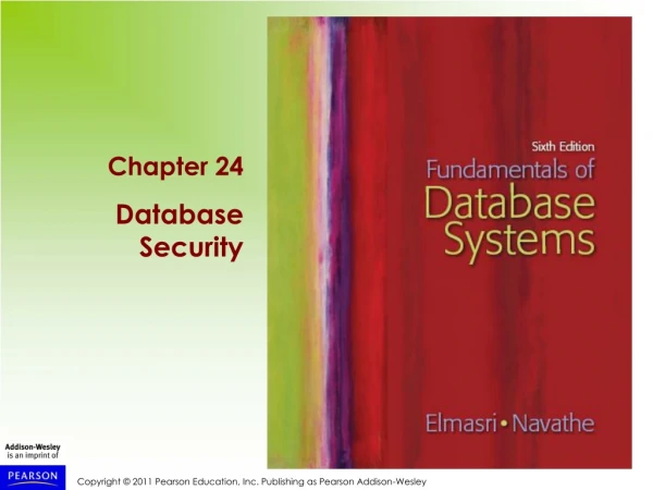 1 Introduction to Database Security Issues