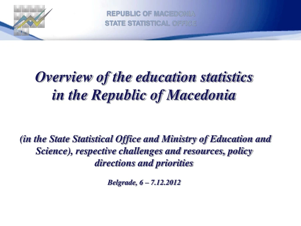 overview of the education statistics
