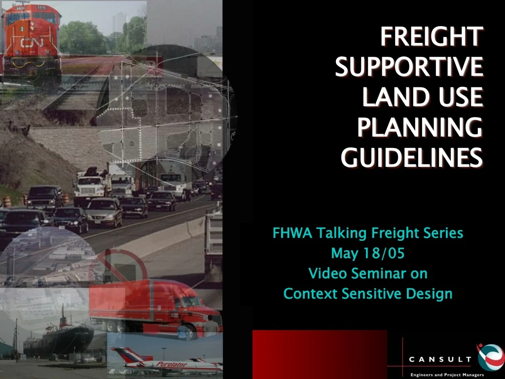 freight supportive land use planning guidelines