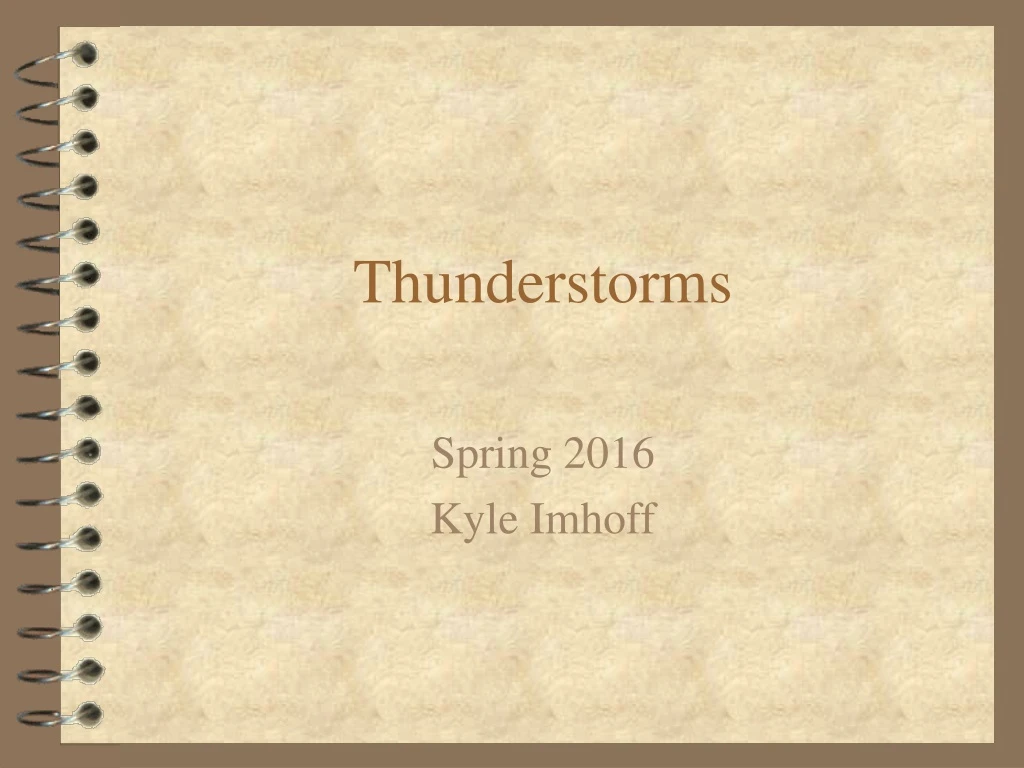 thunderstorms