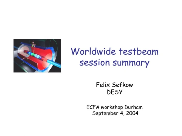 Worldwide testbeam session summary