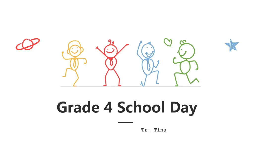 grade 4 school day