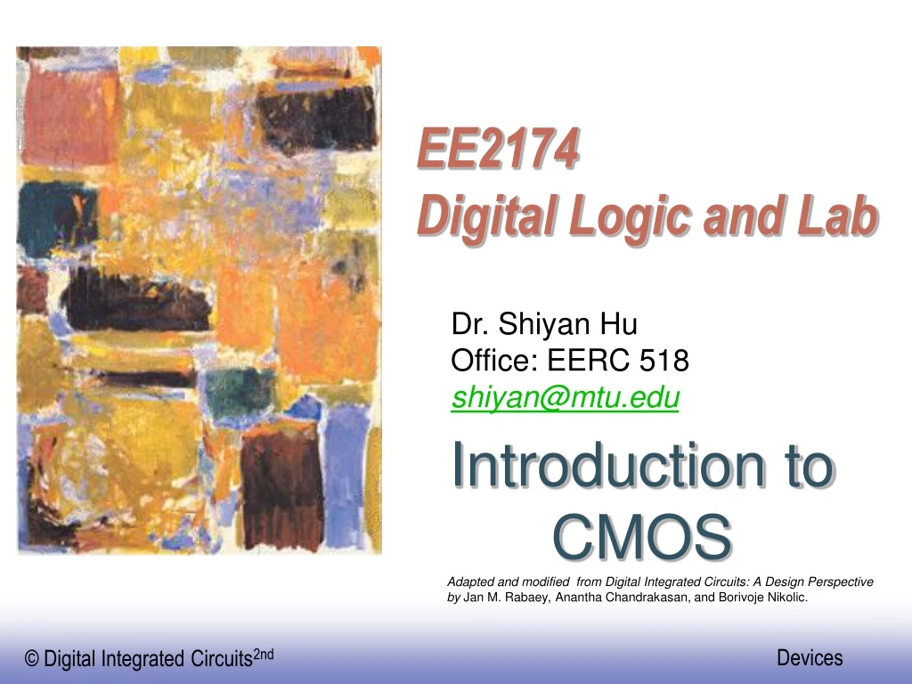 ee2174 digital logic and lab