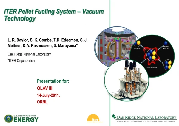 ITER Pellet Fueling System – Vacuum Technology