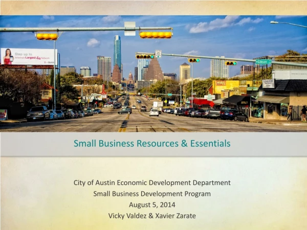 Small Business Resources &amp; Essentials