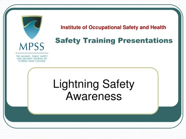 Safety Training Presentations