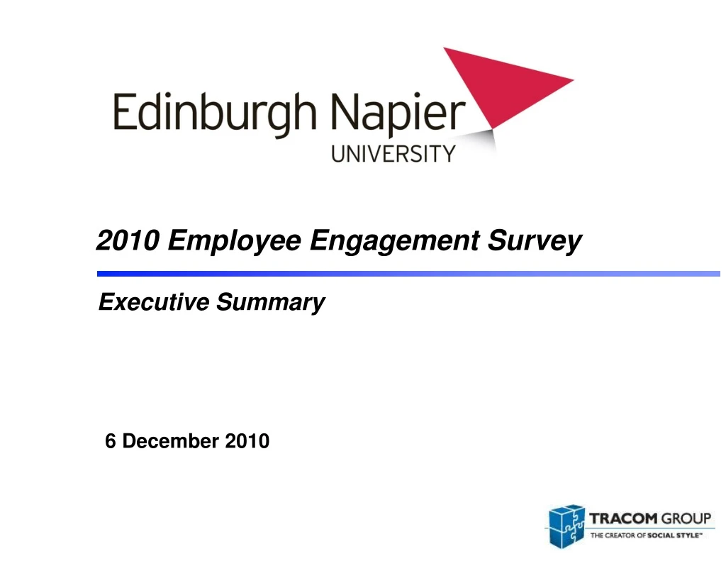 2010 employee engagement survey
