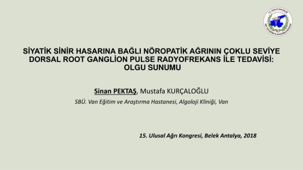 Sinan PEKTAŞ , Mustafa KURÇALOĞLU