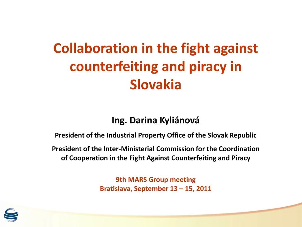 collaboration in the fight against counterfeiting