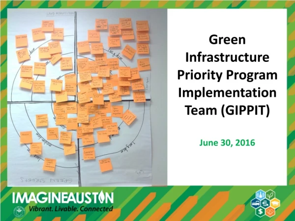 Green Infrastructure Priority Program Implementation Team (GIPPIT)
