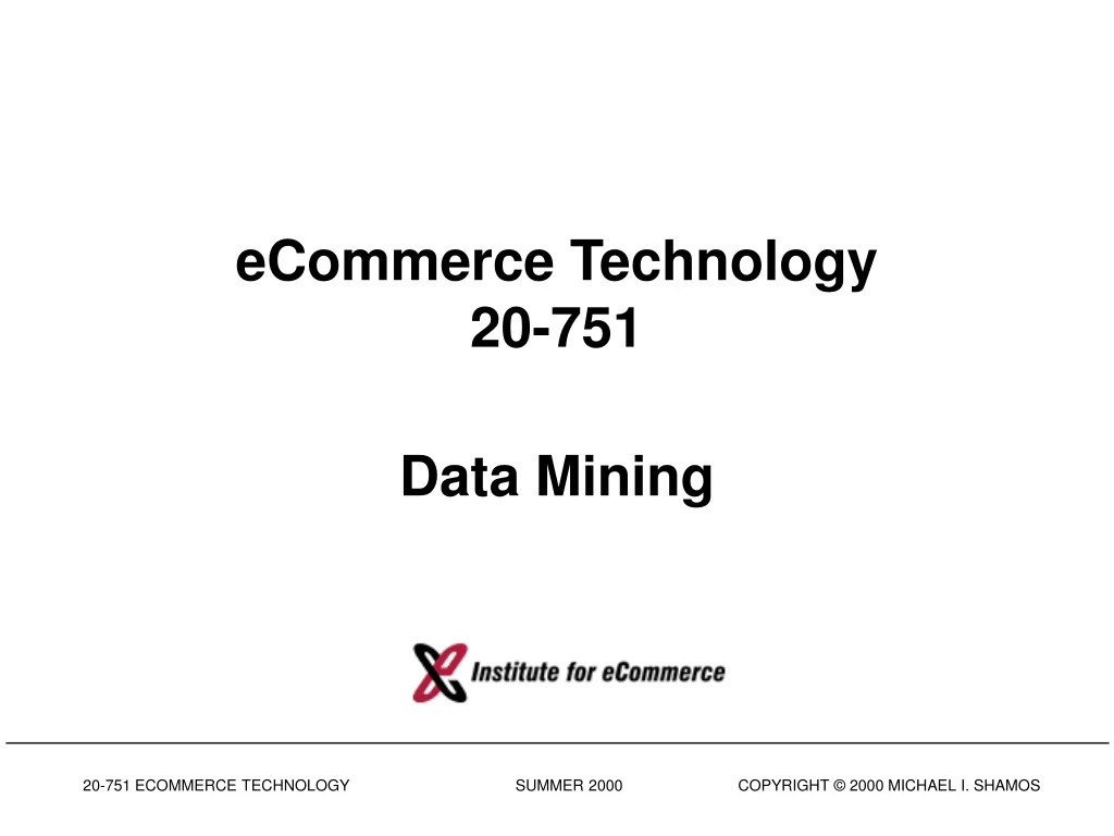 ecommerce technology 20 751 data mining