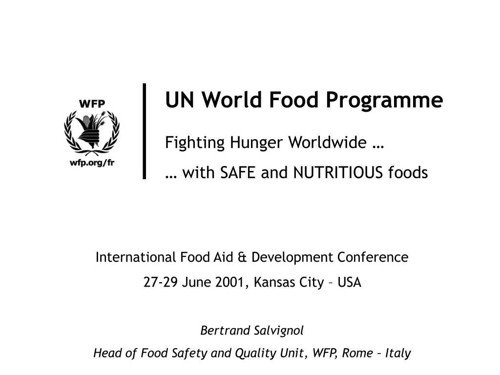 un world food programme