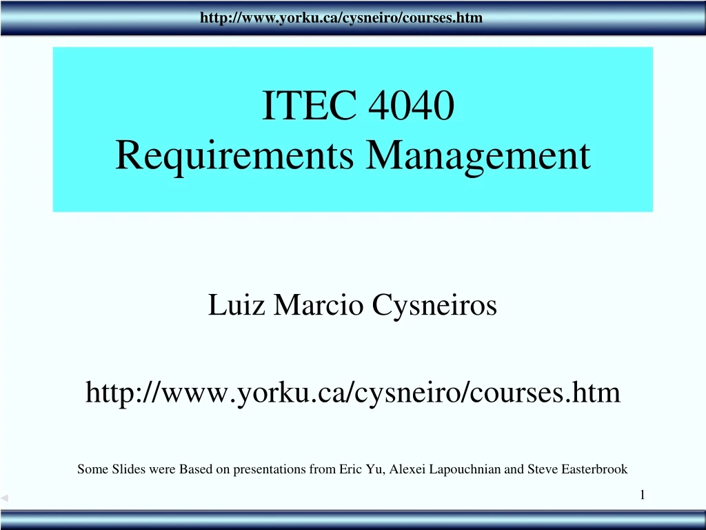 itec 4040 requirements management