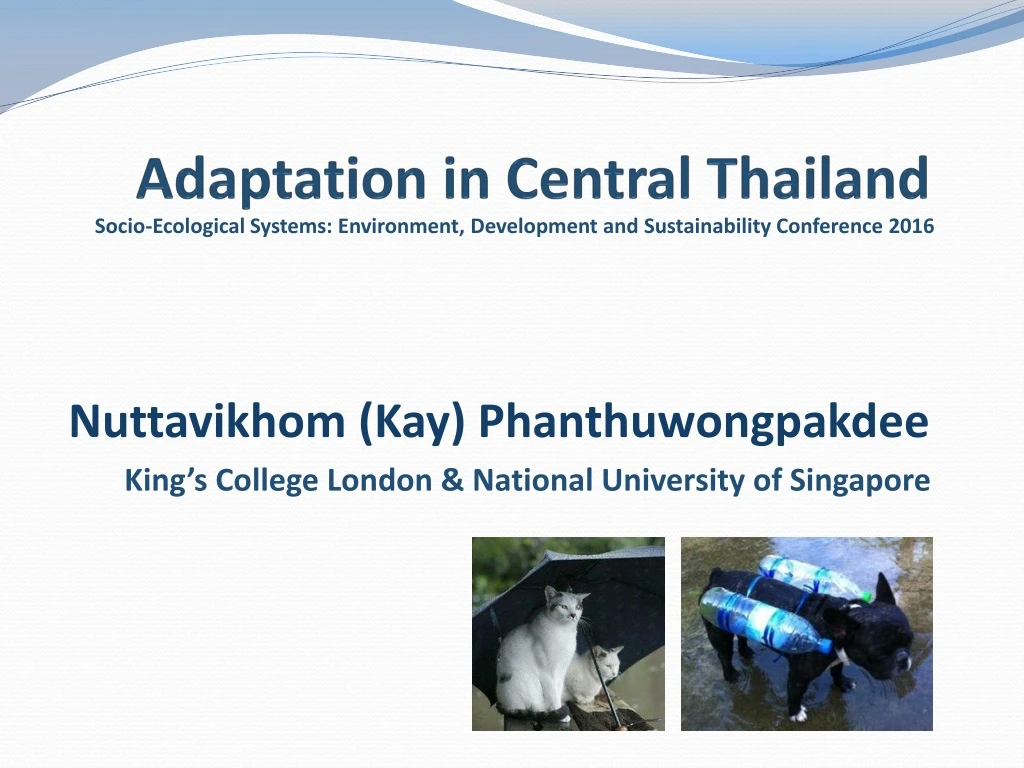 adaptation in central thailand