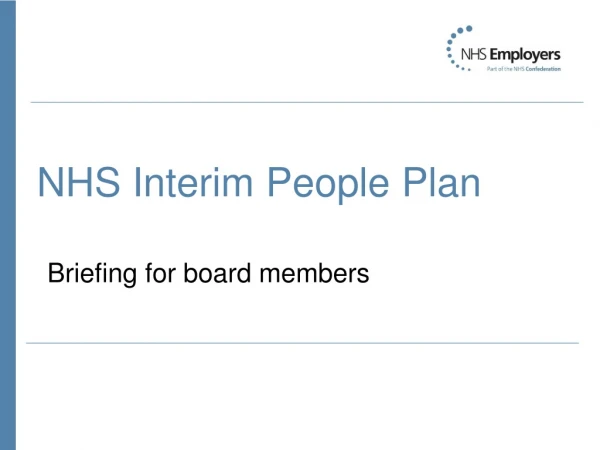 Briefing for board members