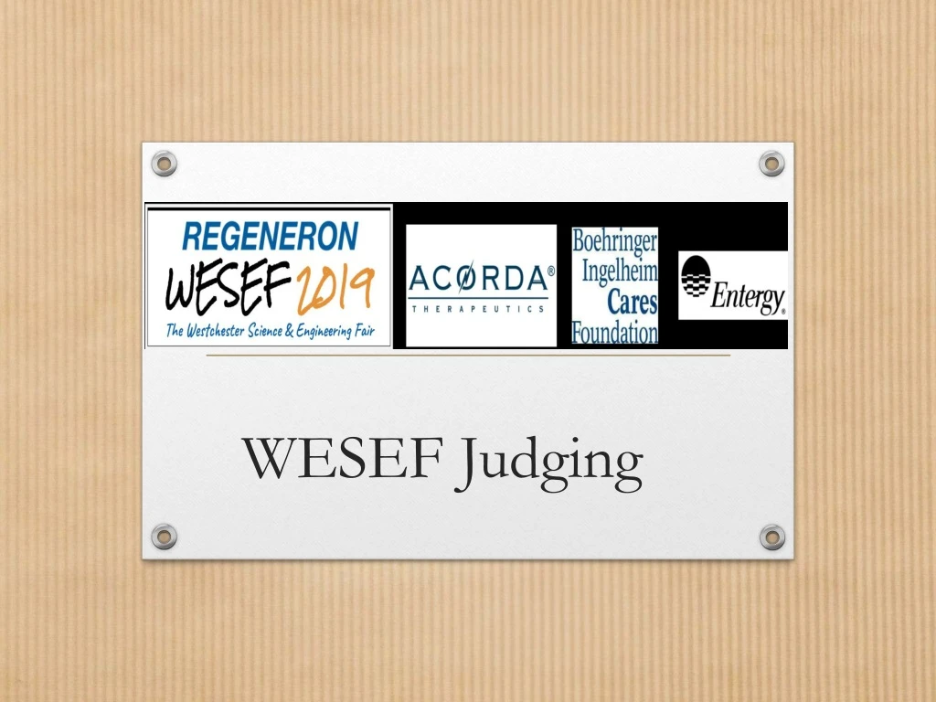 wesef judging