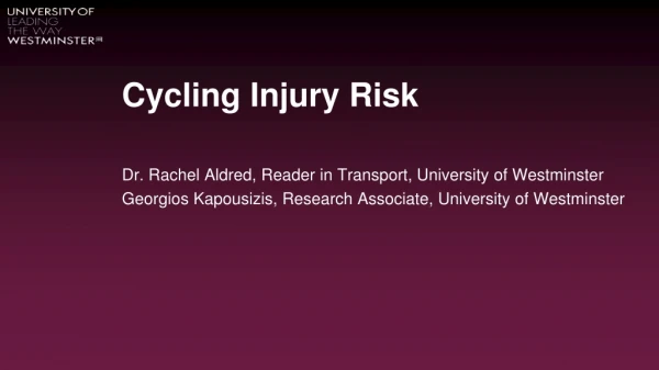Cycling Injury Risk