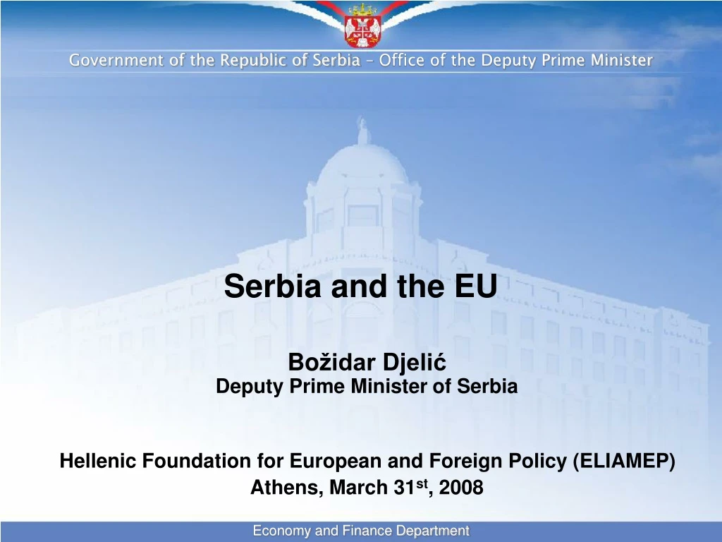 serbia and the eu