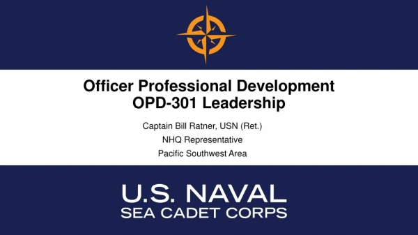 Officer Professional Development OPD-301 Leadership