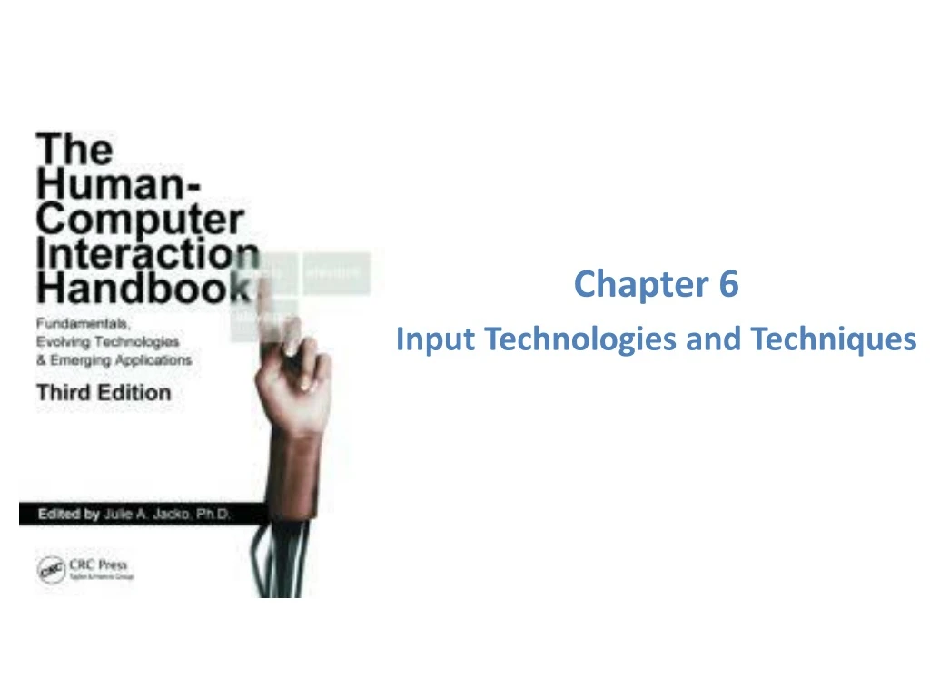 chapter 6 input technologies and techniques