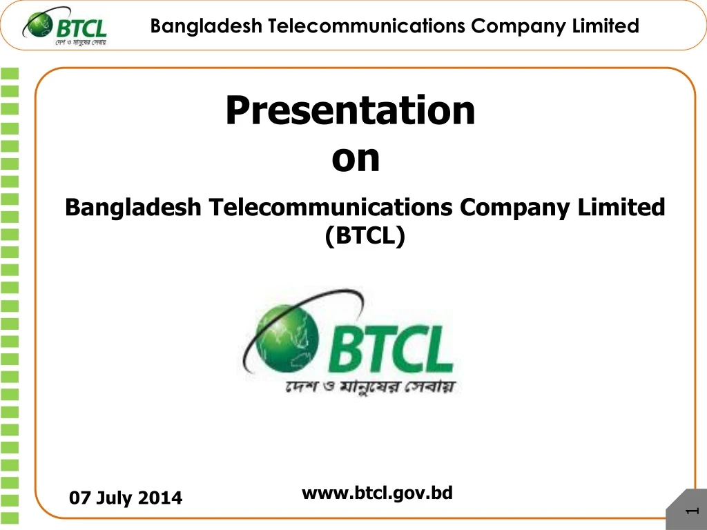 bangladesh telecommunications company limited
