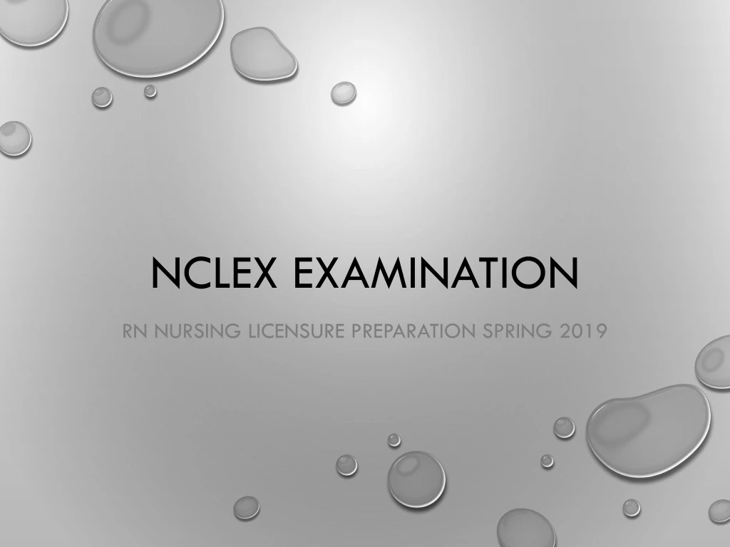 nclex examination